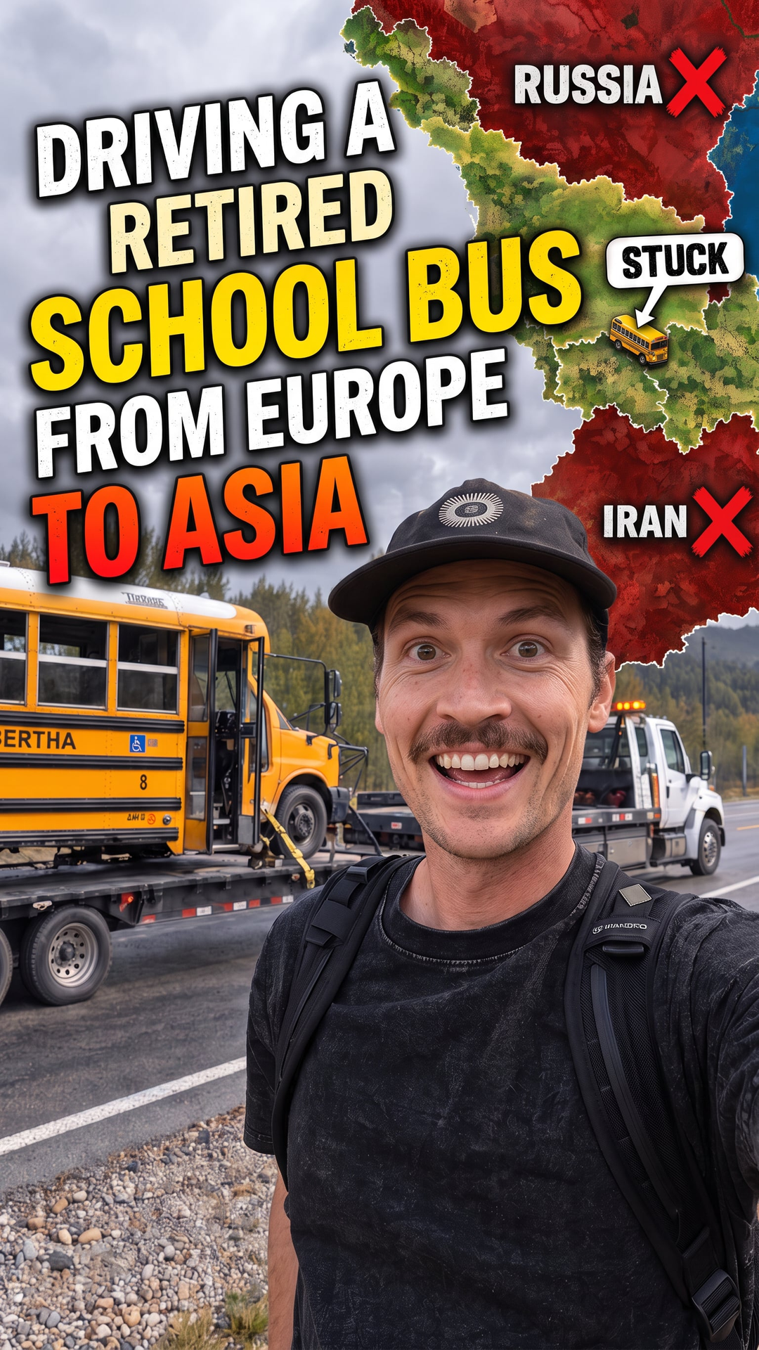 Driving a Retired School Bus from Europe to Asia