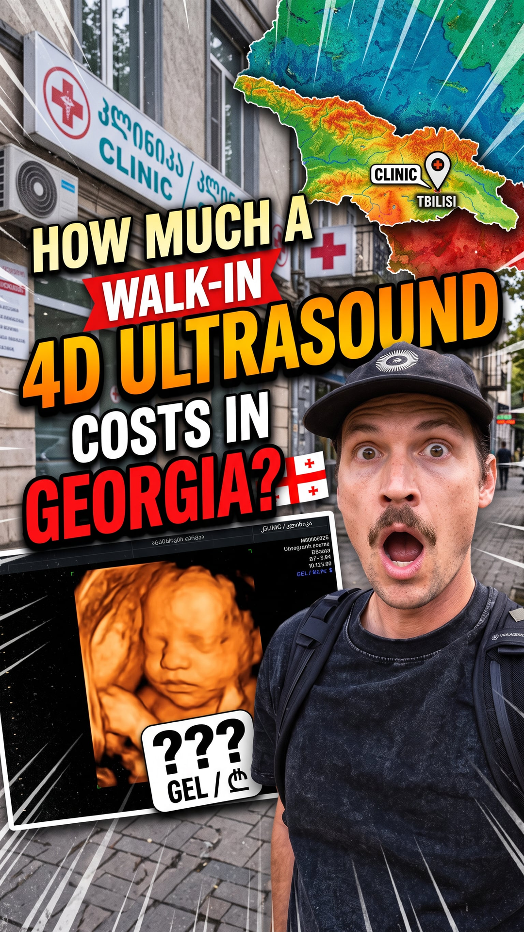 How Much a Walk-In 4D Ultrasound Costs in Georgia