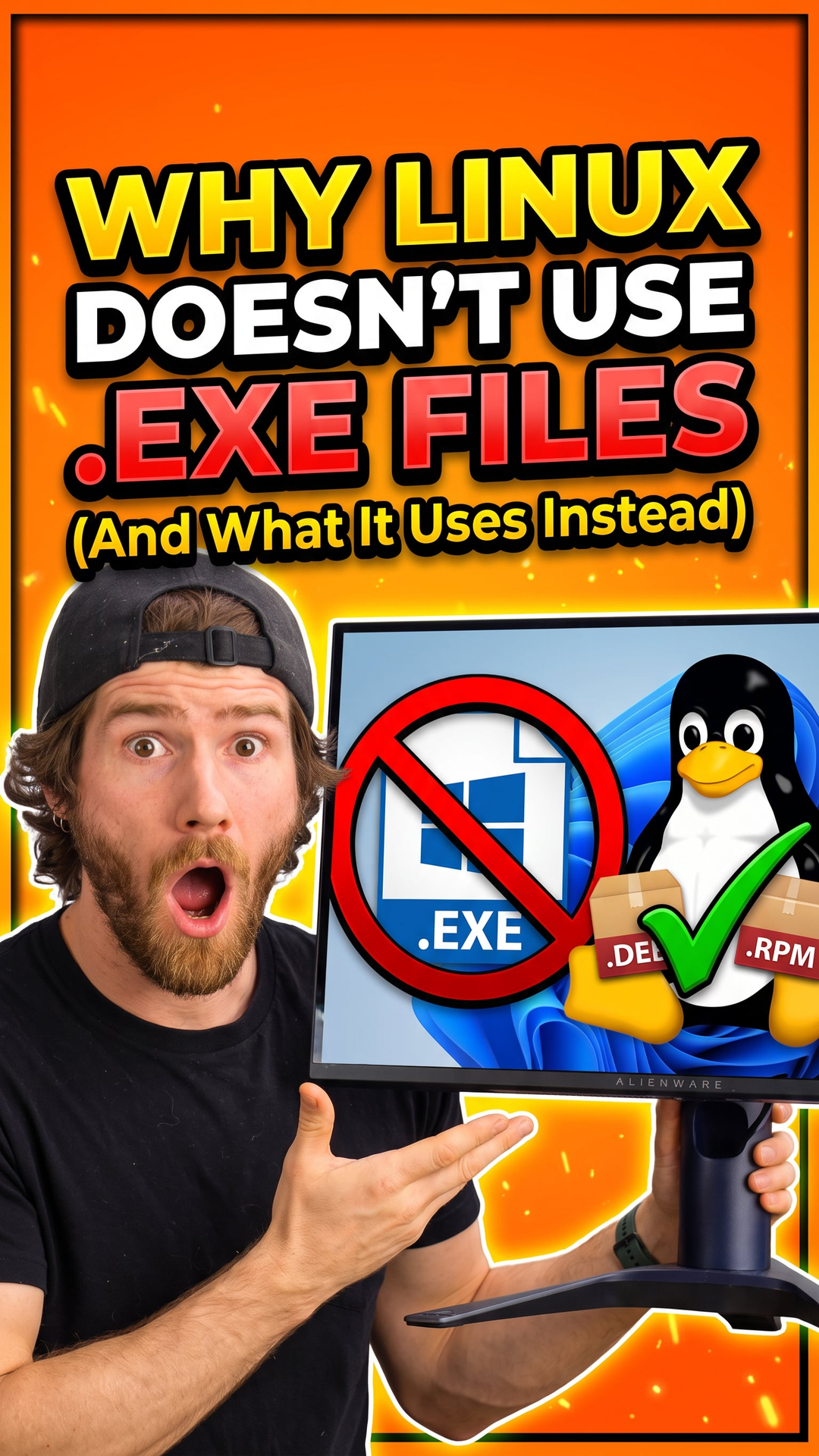 Why Linux Doesn't Use .EXE Files (And What It Uses Instead)