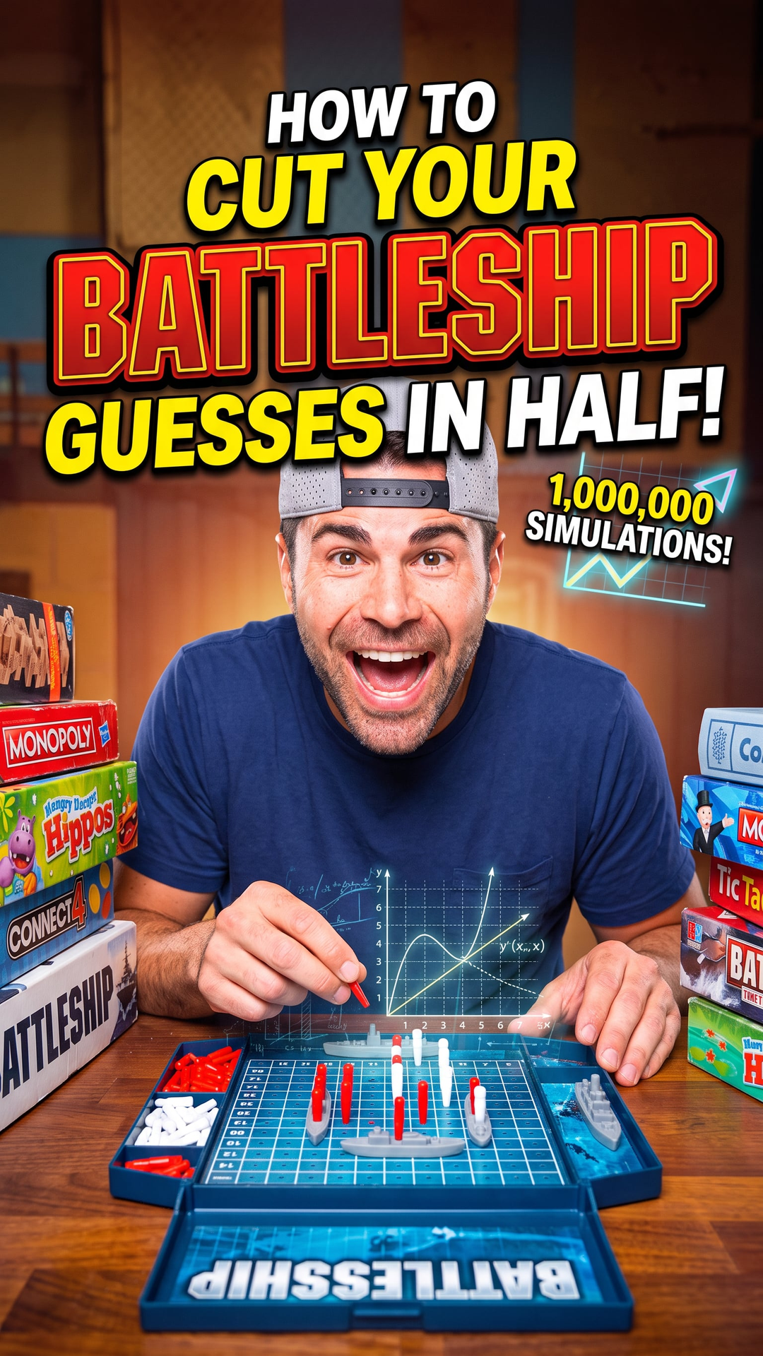 How to Cut Your Battleship Guesses in Half