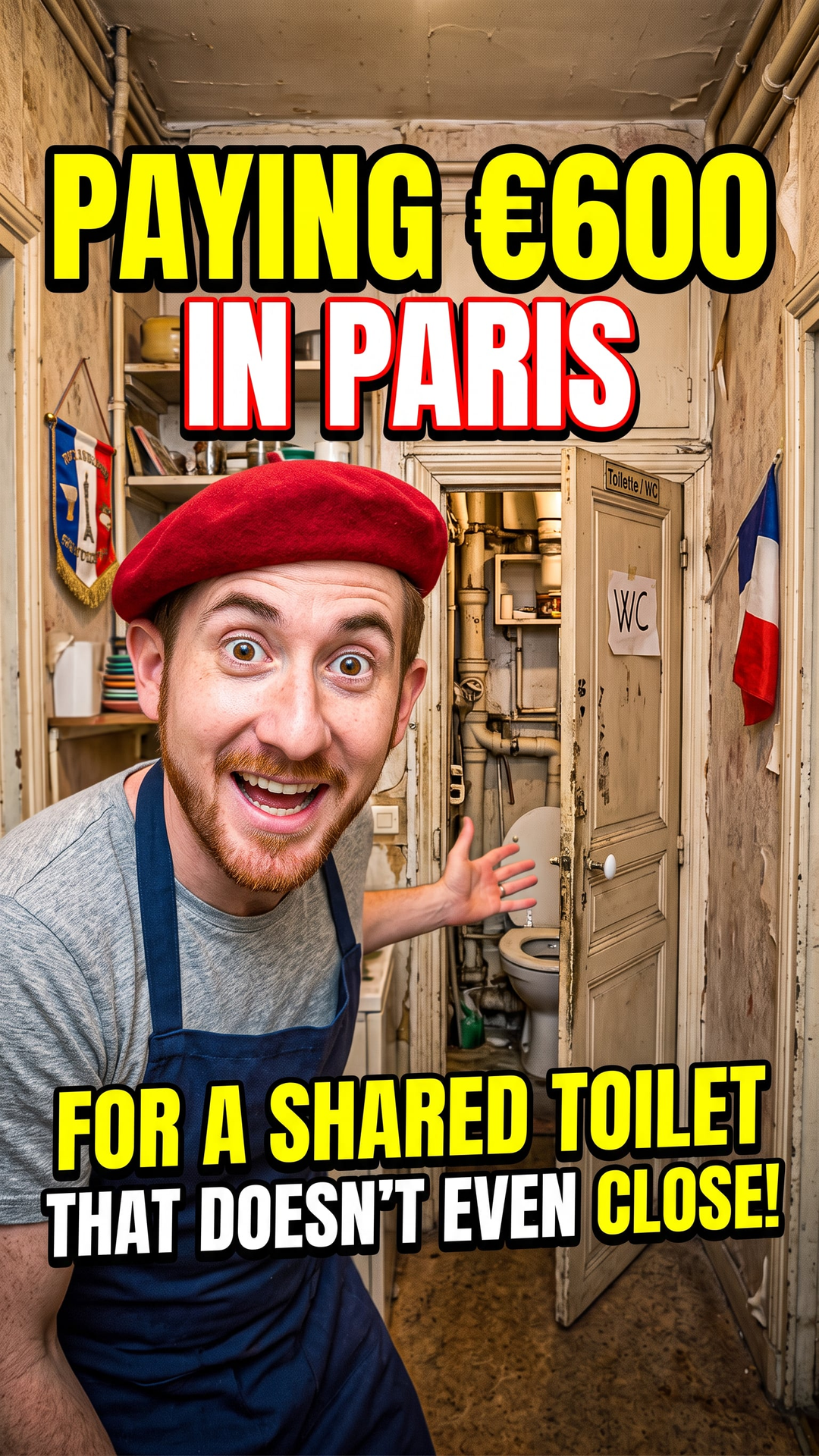 Paying €600 in Paris for a Shared Toilet That Doesn't Even Close