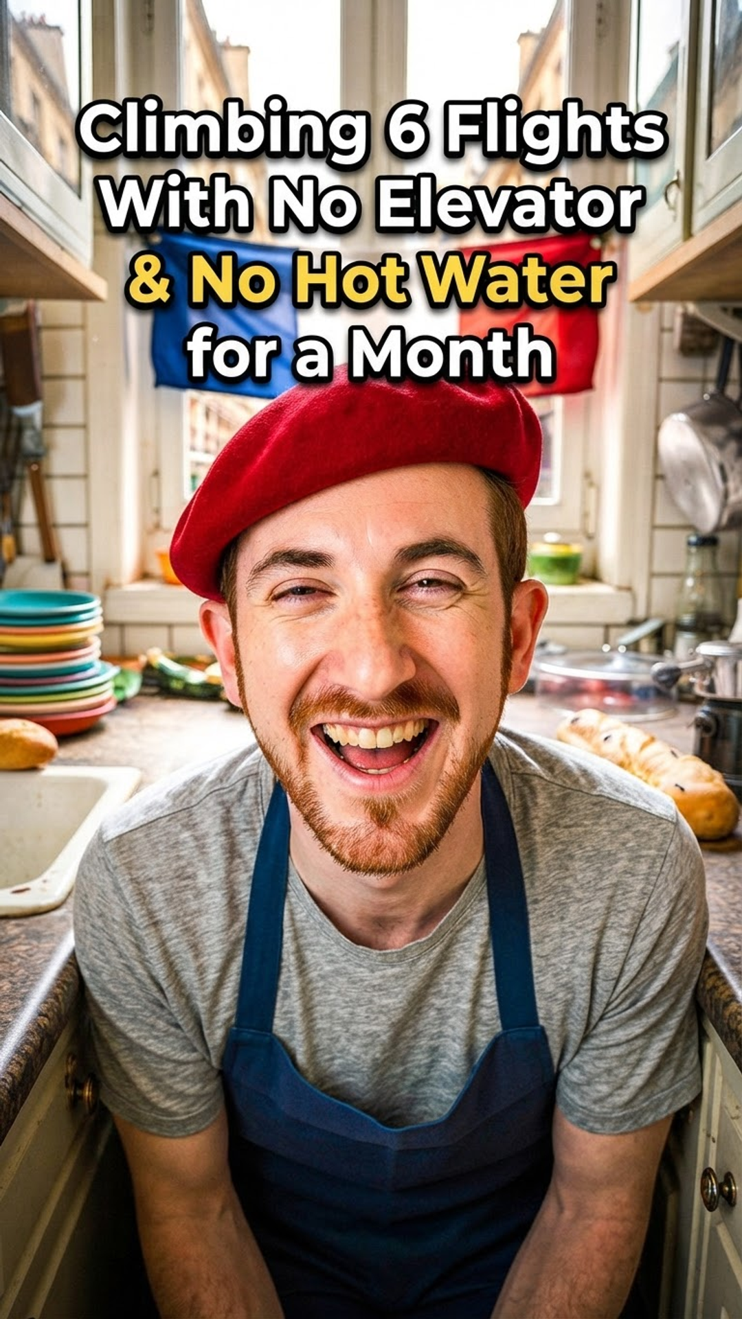 Climbing 6 Flights With No Elevator & No Hot Water for a Month