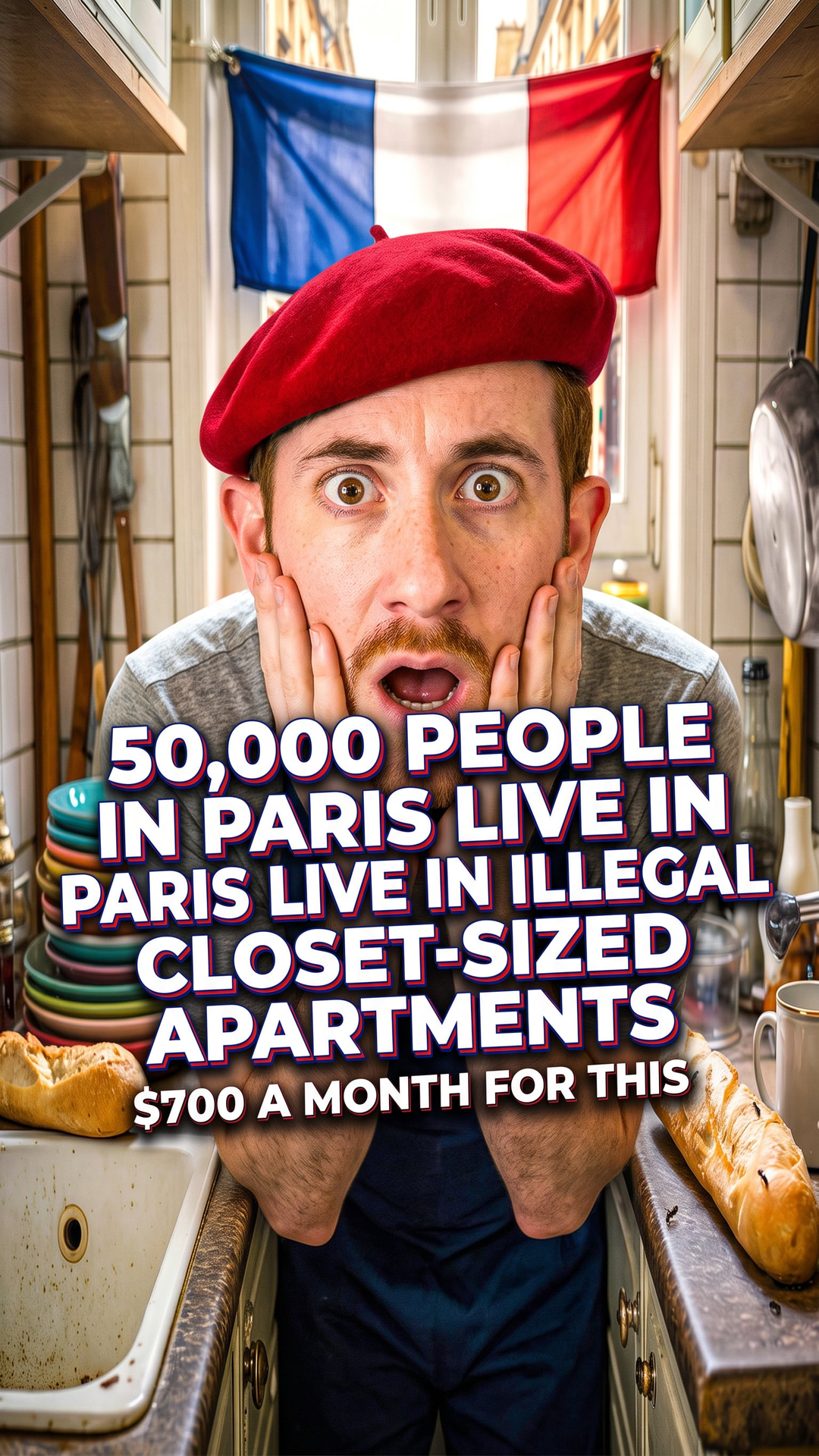 50,000 People in Paris Live in Illegal Closet-Sized Apartments