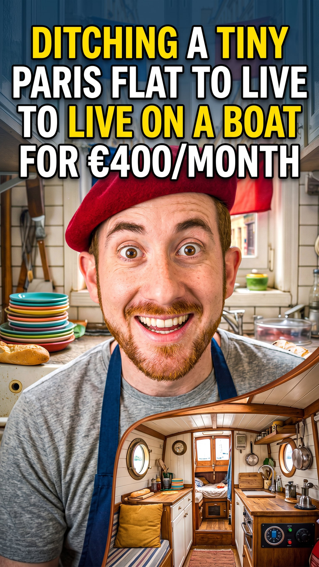 Ditching a Tiny Paris Flat to Live on a Boat for €400/Month