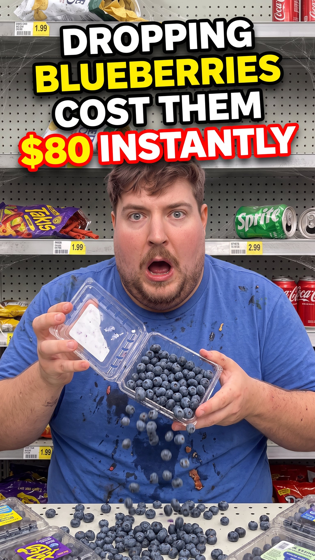 Dropping Blueberries Cost Them $80 Instantly