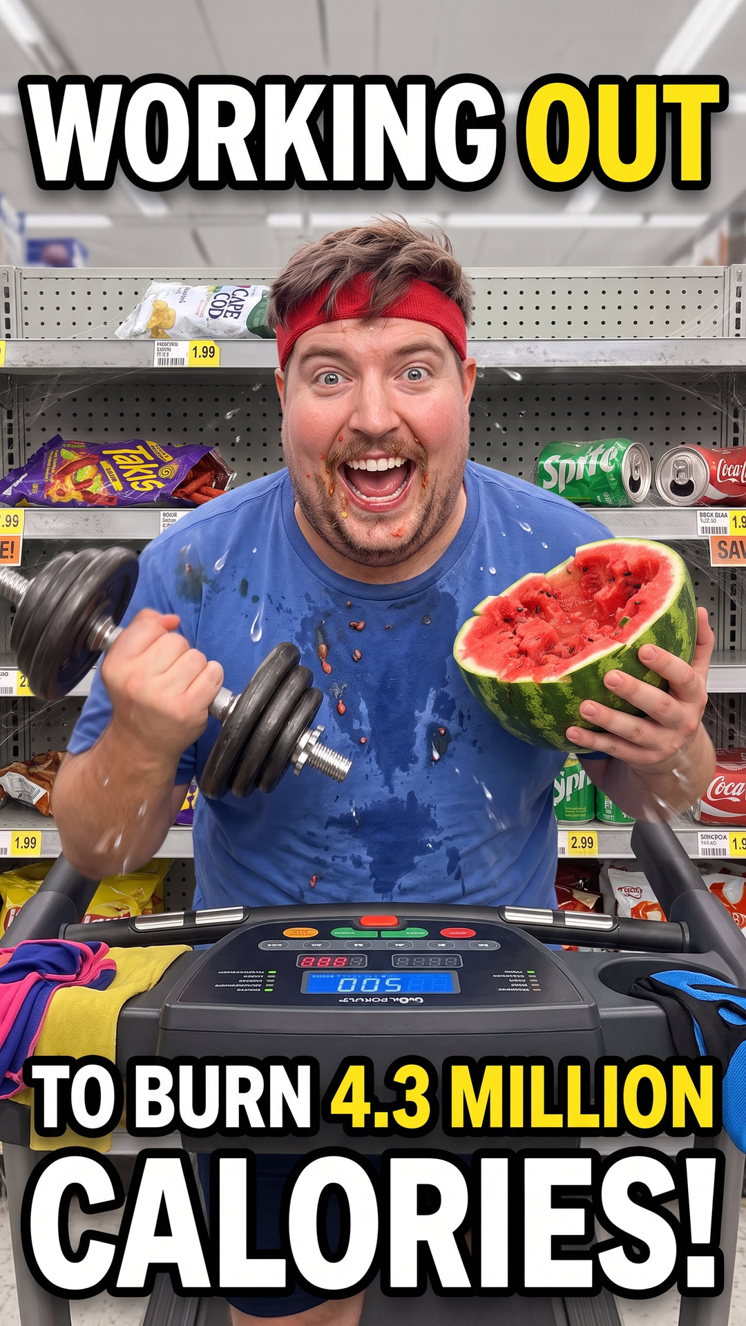Working Out to Burn 4.3 Million Calories
