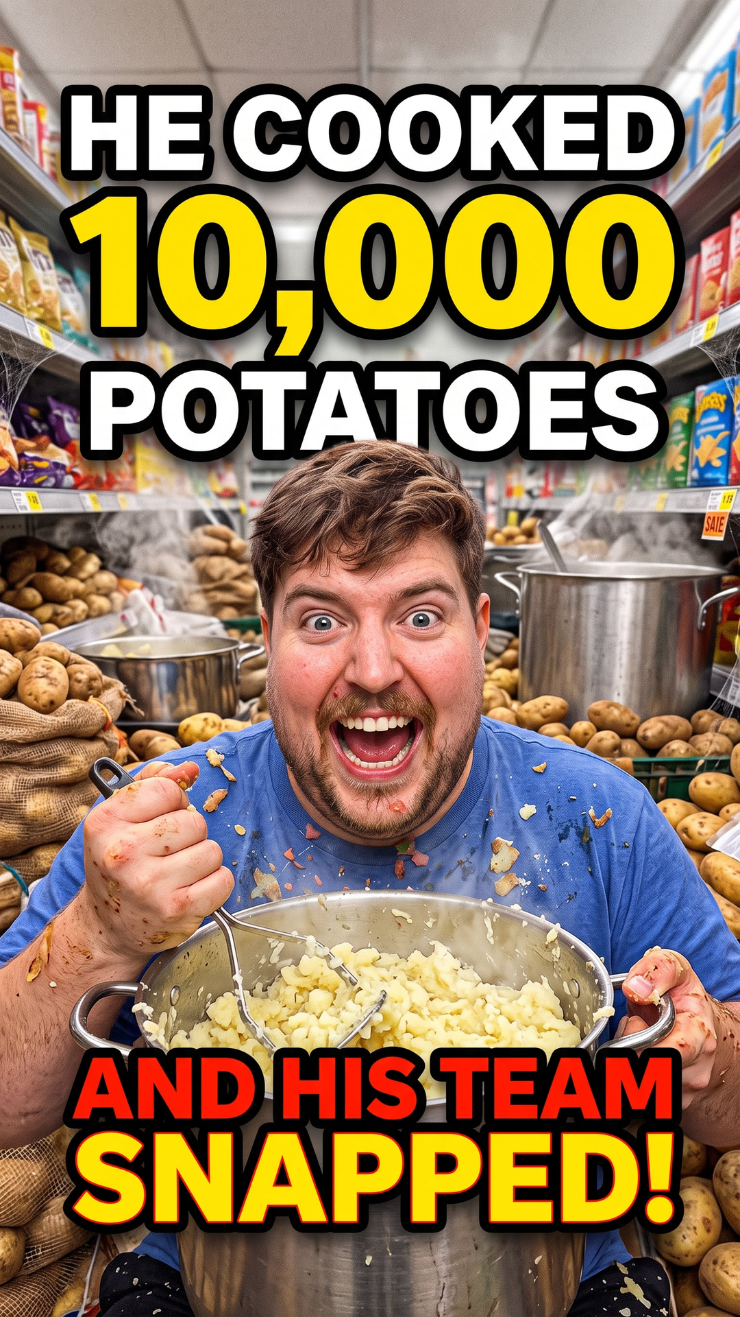 He Cooked 10,000 Potatoes and His Team Snapped