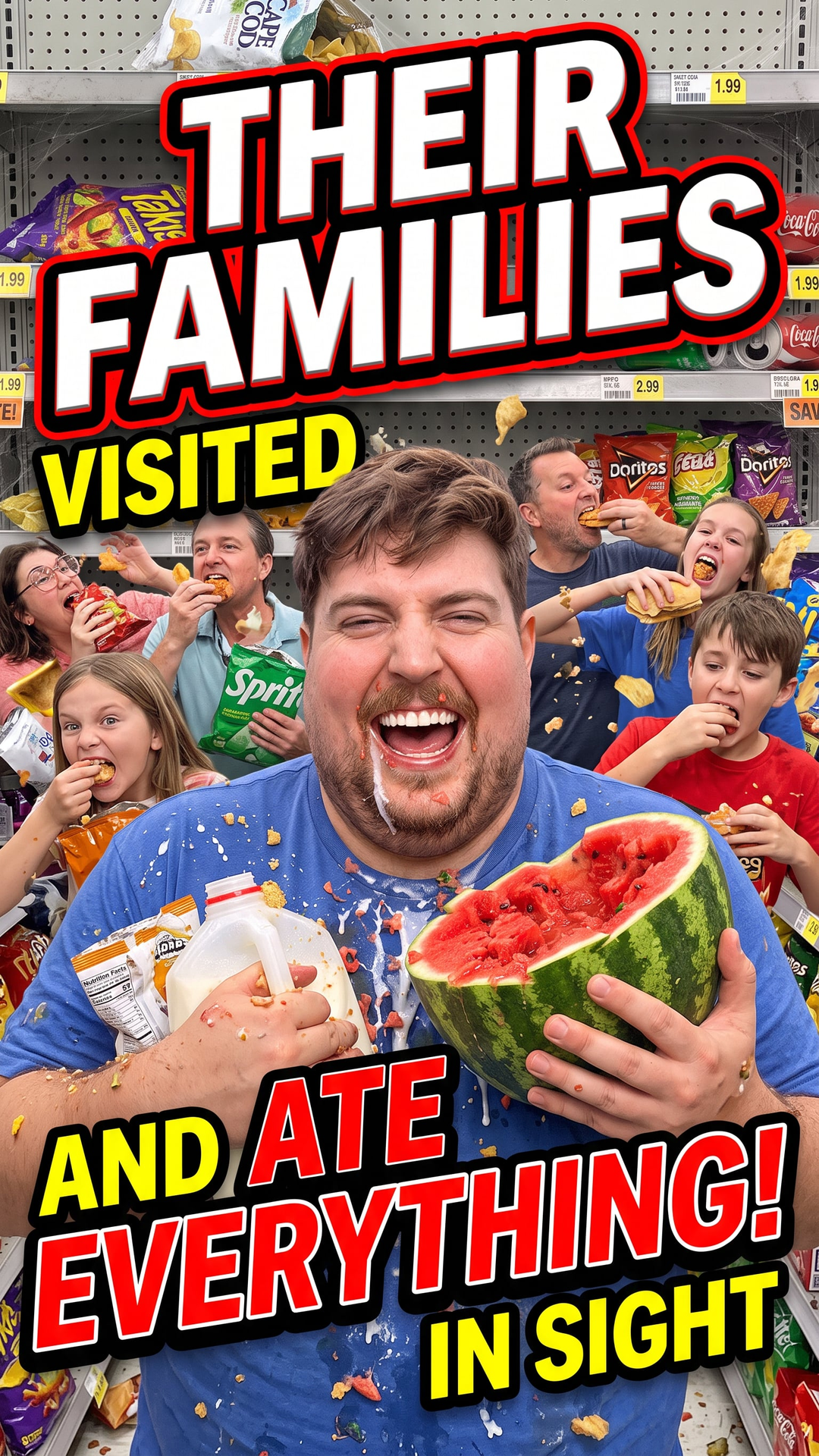 Their Families Visited and Ate Everything in Sight
