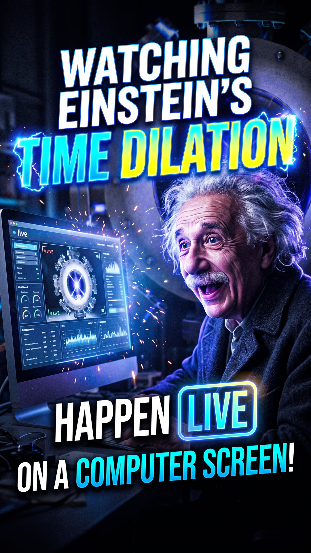Watching Einstein's Time Dilation Happen Live on a Computer Screen