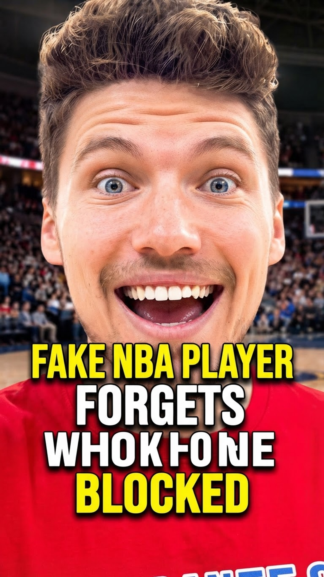 Fake NBA Player Forgets Who He Blocked